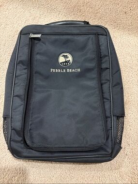Pebble Beach Black Men's Golf Shoe Bag
